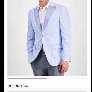 Alfani Satin Brocade Blazer